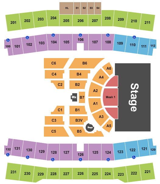 Ford Center At The Star ACM Awards Seating Chart